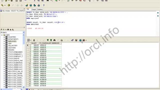 TO_CHAR Function
