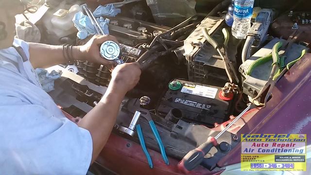 Dragging Slow Engine Crank. Starter Replacement. Dodge Caliber SXT. смотреть онлайн