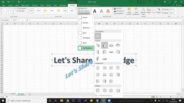 Excel 12 : How to insert WordArt смотреть онлайн