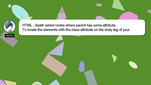 HTML : Xpath select nodes where parent has some attribute смотреть онлайн