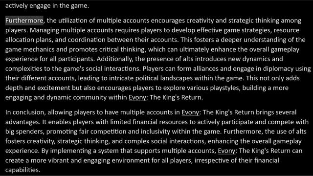 OpenAI's #ChatGPT on multiple accounts in #evony... смотреть онлайн