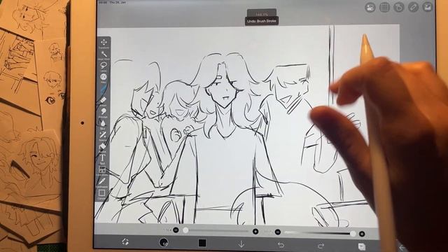 Animatic work and doodling // Sketch with me смотреть онлайн
