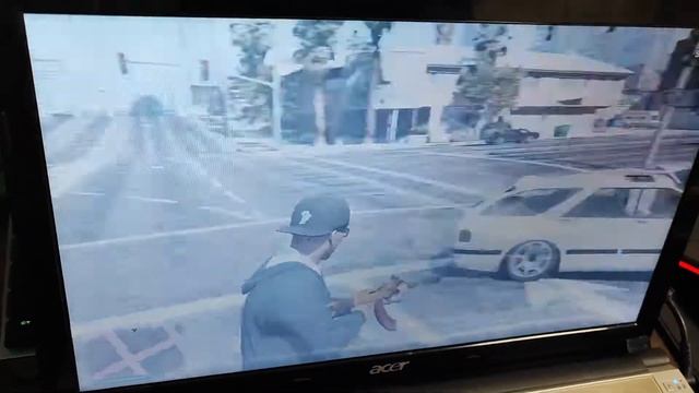 Acer, Core i5, nvidia 540M, GTA5. смотреть онлайн