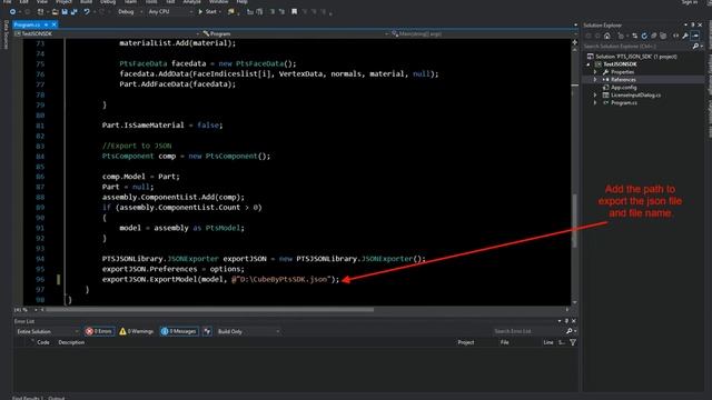 Demonstration for JSON Export SDK смотреть онлайн