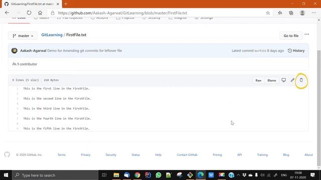 45. Git hub - Sample Commit смотреть онлайн