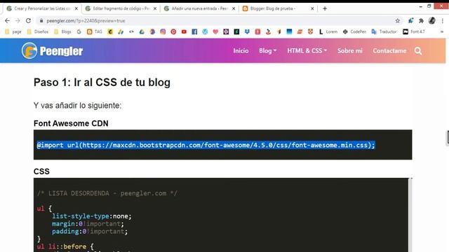 Crear y Personalizar una LISTA CON VIÑETAS en el Blog con Font Awesome | Gabriela Peengler смотреть онлайн