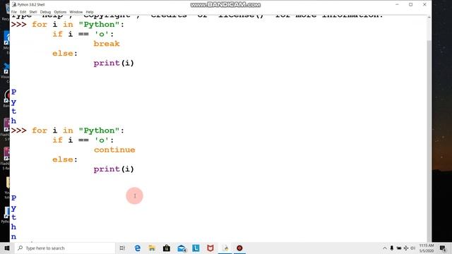 break and continue statements: Biginner Teaches Python Programming смотреть онлайн