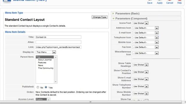 Joomla How To: Creating a Contact Us menu item. www.MyJoomlaCast.com смотреть онлайн