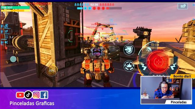 JUGANDO con mi VIEJO HANGAR del 2016 War Robots WR смотреть онлайн