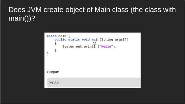 Does JVM create object of Main class | GeeksforGeeks Java смотреть онлайн