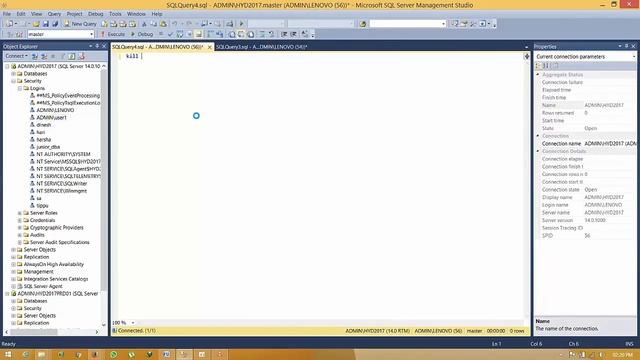 Fix "Could not drop Login as the user is currently logged in Error 15434" смотреть онлайн