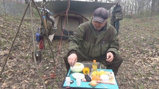 "ЗАЯЧЬЯ КАПУСТА".Одиночный поход с ночевкой в лес.Часть 1. смотреть онлайн