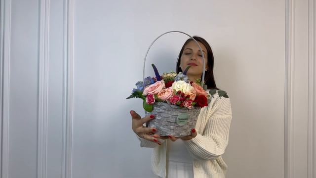Купить букет в корзине #23 на FlowBeri Ru