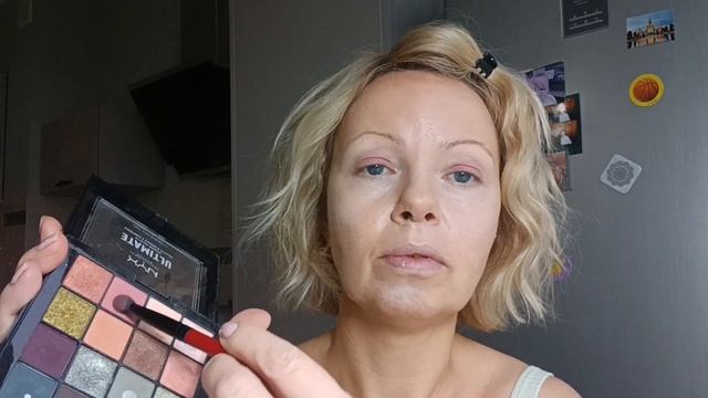 Быстрая УБОРКА?♀️ПОЛНЫЙ МАКИЯЖ?палетка NYX ULTIMATE ? смотреть онлайн