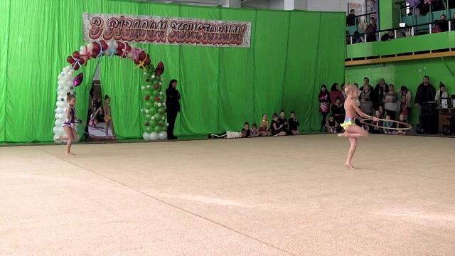 Булдакова Альбина, Кузнецова Полина, 2007 г. р., обруч смотреть онлайн