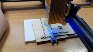 Лазерный модуль 40W: гравируем металл