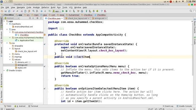 52 Android Studio CheckBox смотреть онлайн