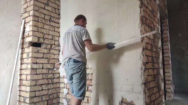 Идеальная штукатурка по маякам! #ремонт #штукатурка смотреть онлайн