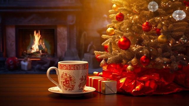 Cozy Christmas Ambience ? Instrumental Christmas Music With Fireplace ? Christmas Music 2024