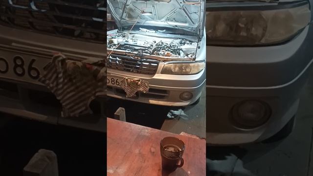 Постоянная ошибка датчика коленвала Nissan Expert QG18 смотреть онлайн