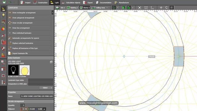 How to create a ring light in Dialux evo (PART 1) смотреть онлайн