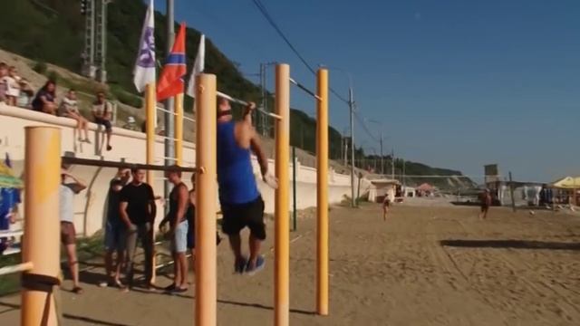 Акция "Всемирный день подтягиваний 2016" в Туапсе смотреть онлайн