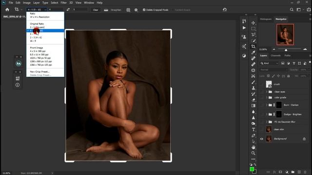 One Light Portrait Skin Retouching Photoshop Tutorial смотреть онлайн