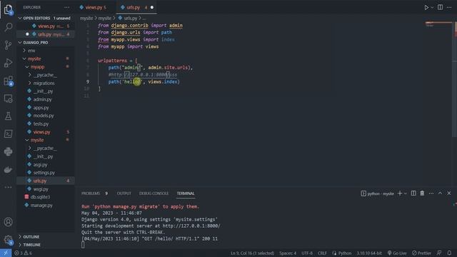 Как работают URL и Views в Джанго с самого нуля Урок 2 Django 4 E-Commerce #django4 #djangoecomerc смотреть онлайн