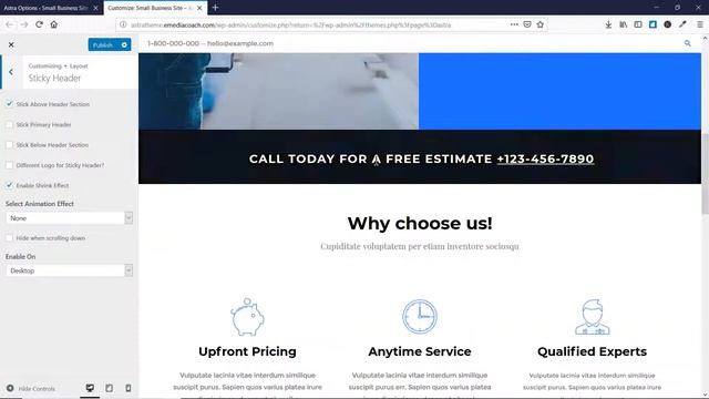 Sticky Header Module - Astra Pro Tutorial Series смотреть онлайн