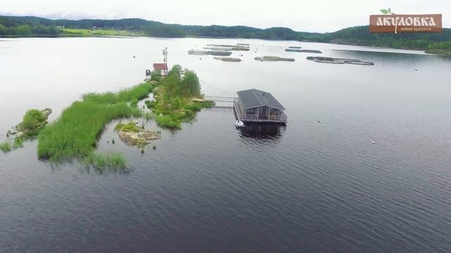 Дом в Акуловке. Плавучий дом на Ладожском озере. Обзор. смотреть онлайн