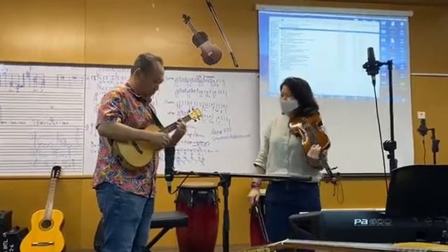 Ode to Joy / Beethoven Symphony No 9 - Jayne Lee Violin & Daniel Purnomo Ukulele смотреть онлайн