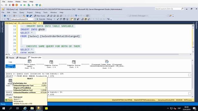 Mito 2: Las variables tablas funcionan igual que las tablas temporales смотреть онлайн