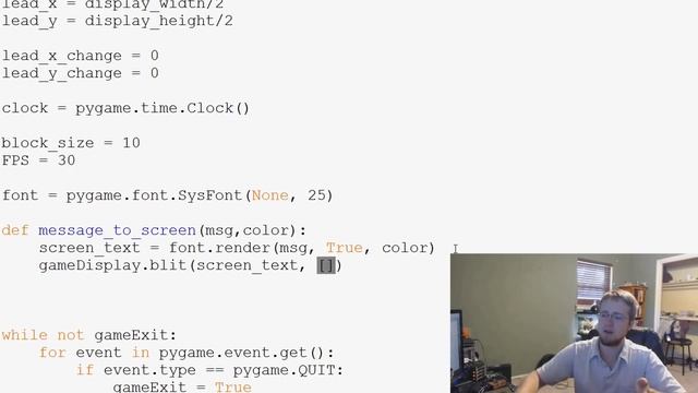 Pygame (Python Game Development) Tutorial - 14 - Adding Text to the Screen смотреть онлайн