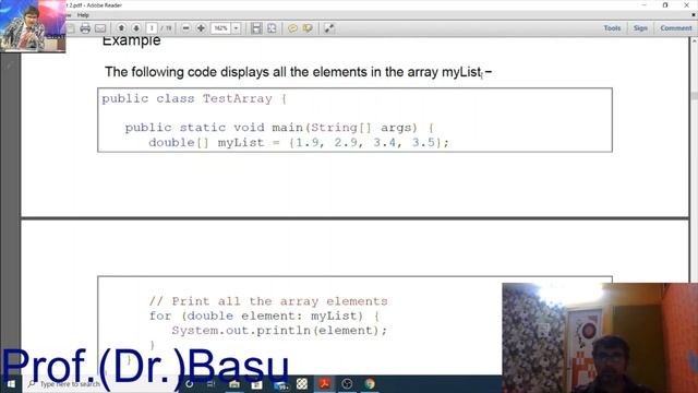 Prof. (Dr.) Basu, Discussing the Basic Features of JAVA смотреть онлайн
