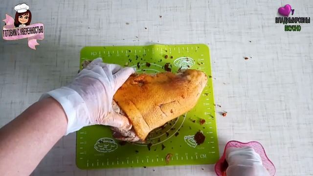 Рулька свиная, запеченная в духовке. смотреть онлайн