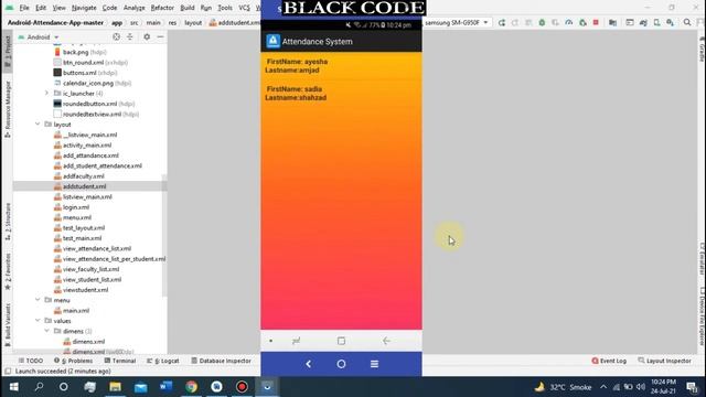 how to make Attendance system in android studio with source code || final year project смотреть онлайн