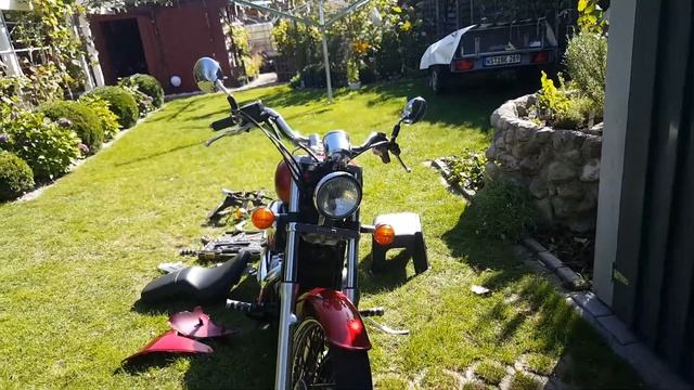 Хонда Шадов. Разбираем чтобы переделать. смотреть онлайн