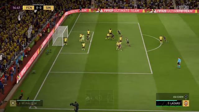 FIFA 20 gol corner смотреть онлайн