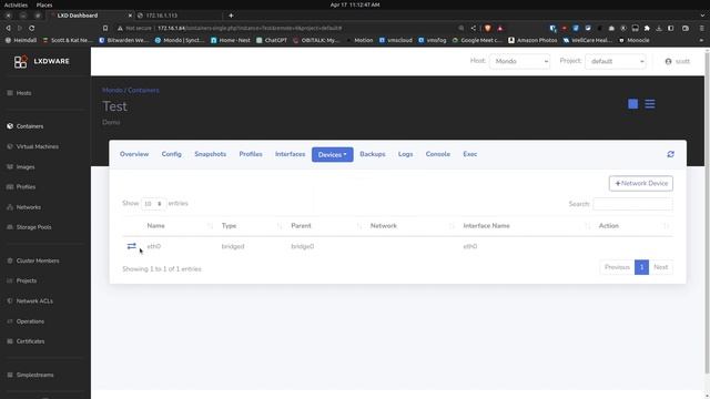 VLANs on LXD Dashboard смотреть онлайн