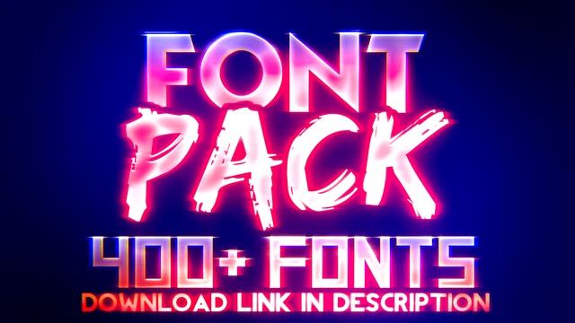 Font Pack | 400+ Fonts (FONT PACK V2 OUT NOW LINK IN DESCRIPTION) смотреть онлайн