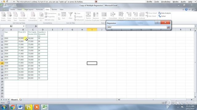 Multivariate Regressions in Excel смотреть онлайн