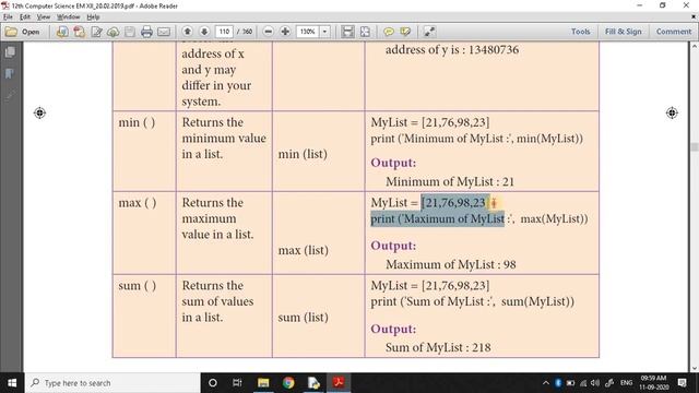 +2 CS Python Part 15 Python Built-in and Mathematical functions смотреть онлайн