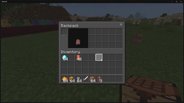 Minecraft Bedrock: Backpacks Addon (EASY EARLY STORAGE) смотреть онлайн