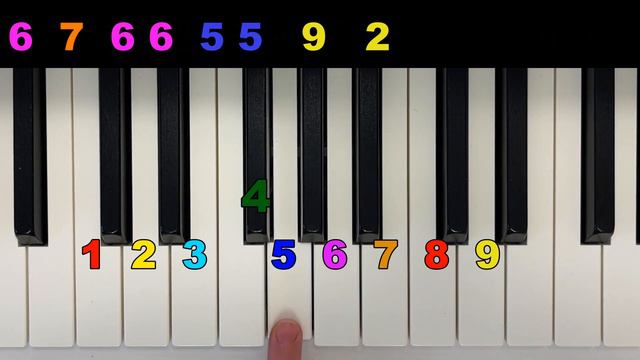 🎹⛄🎄 Как играть по цифрам на пианино новогоднюю мелодию Merry christmas смотреть онлайн