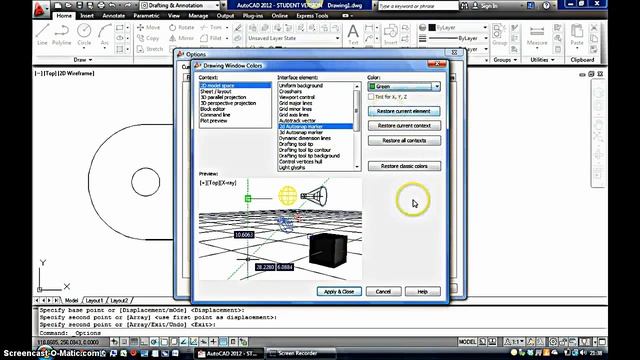 Screen Recording AutoCAD 2012 using Free Screencast-O-Matic. смотреть онлайн