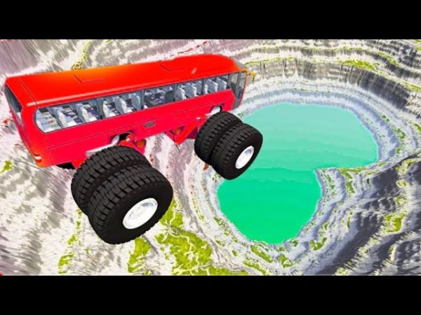 Big & Small Cars vs Normal Cars Crashes _ BeamNG Drive #15