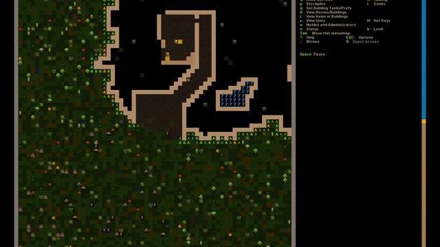 A Noobs Guide To Dwarf Fortress : - Part 3 - Starting the Game-play, Designations, Farming смотреть онлайн