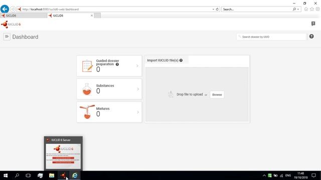 How to open the IUCLID 6 web user interface смотреть онлайн