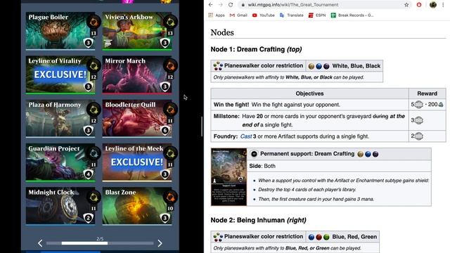 Achieving Perfection - The Great Tournament - Dream Crafting W:B:U Node смотреть онлайн