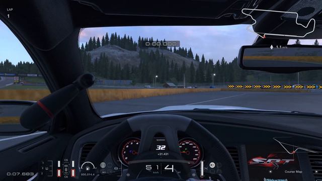 Drift NYPD SRT Hellcat Police Car at Trial Mountain | Gran Turismo 7 смотреть онлайн